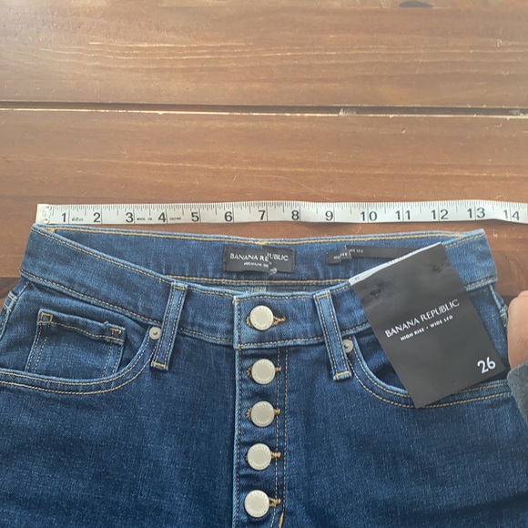 BANANA REPUBLIC High-Rise Wide-Leg Button Fly Jean - Picture 9 of 14